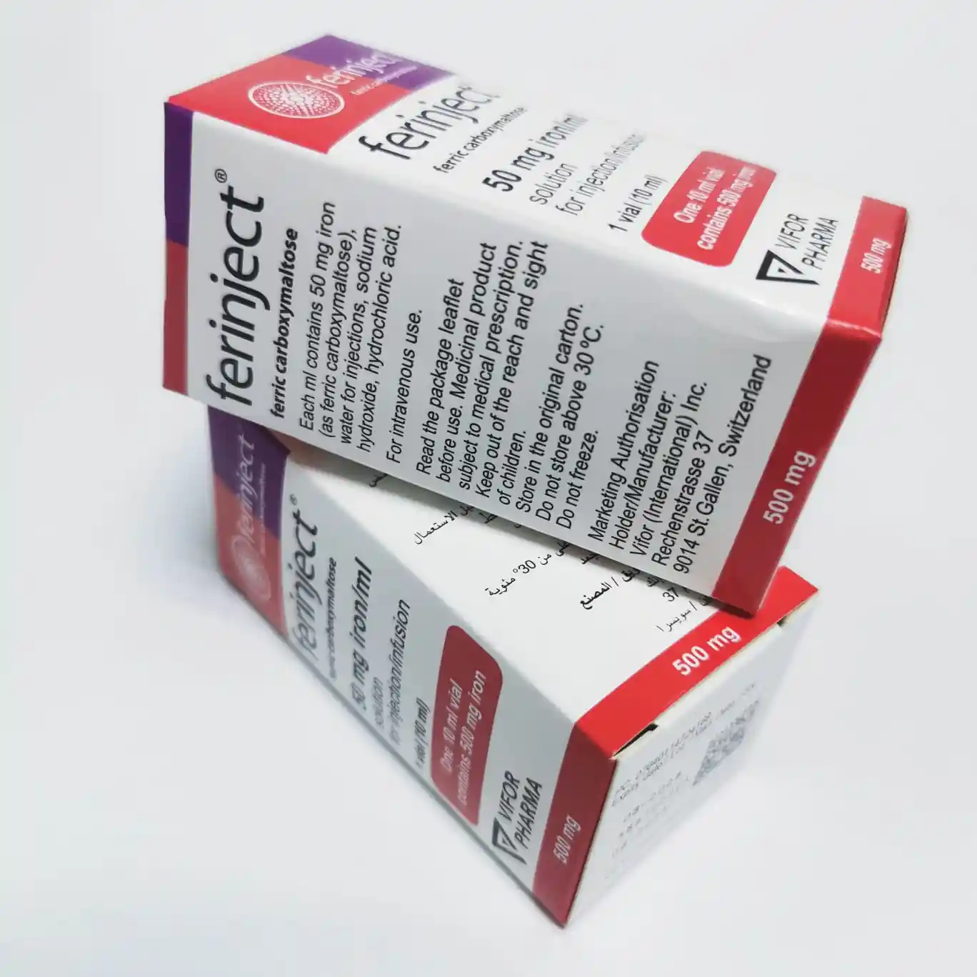500mg Ferinject  iron/ml